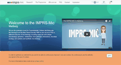 Desktop Screenshot of imprs-marburg.de